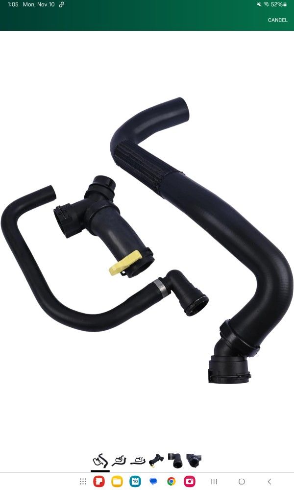 Upper Hose Y-Connector Lower Degaus For Ford F150 2011-2020 (42)