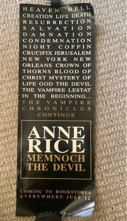 Anne Rice - Vampire Chronicles book + additional “Interview” movie posters