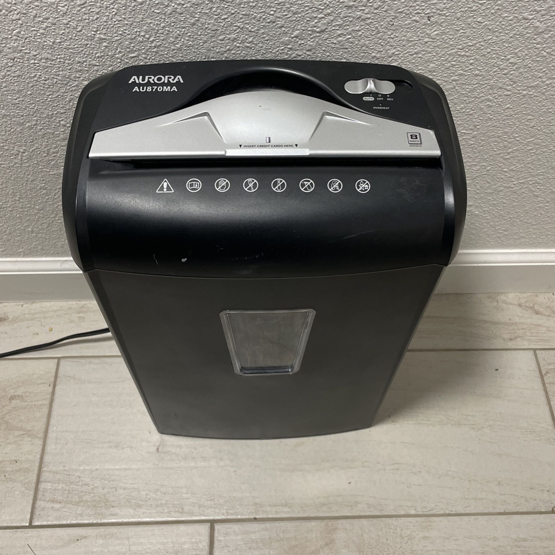 Aurora AU870MA Shredder
