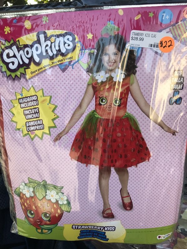 Shopkins Halloween costume size 7/8