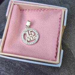 Silver 925 Mis Quince Años Medallion