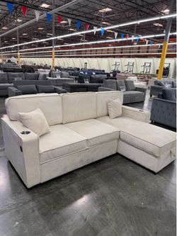 Brand new sofa bed with storage