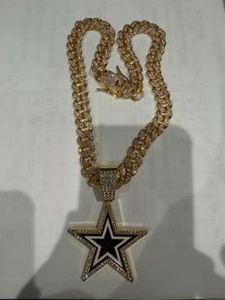 DALLAS COWBOYS PENDANT ( 20 INCH CHAIN )NEW