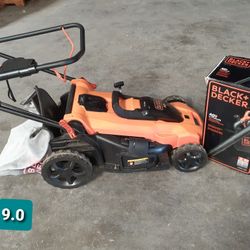 Black and Decker   cordless lawn mower 40v and blower and vacuum