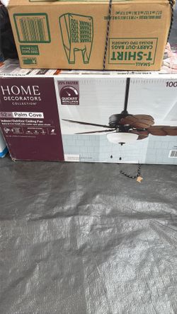 Indoor/outdoor ceiling fan
