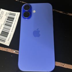 Apple iPhone 16, US Version, 128GB, Ultramarine. Us reseller flex(will first activate to any US carrier then locked to carrier and can’t guarantee tha