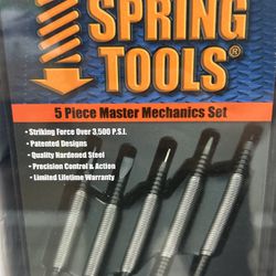 Spring tools 5 piece master mechanics set
