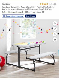 Kids table/bench brand new