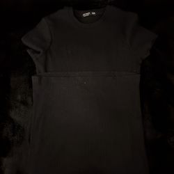 Forever 21 Long Black Tight Dress