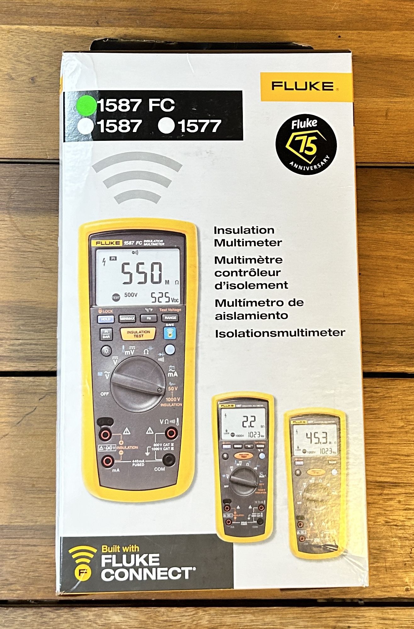 Fluke 1587FC multimeter/ Insulation Tester