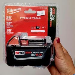 M18 18-Volt 5.0 Ah Lithium-Ion XC Extended Capacity Battery Pack