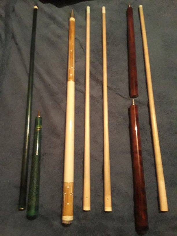meucci pool cue / j&j jump break / robin dodson jump custom