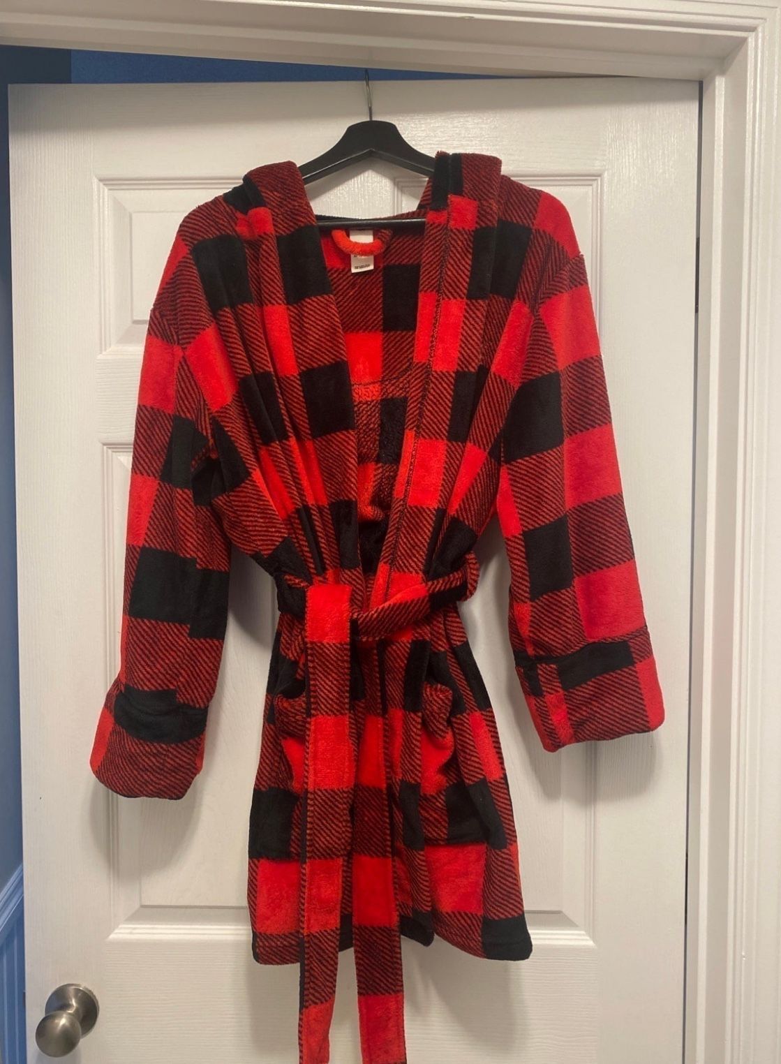 PINK Victoria secret Plaid Bath Robe 