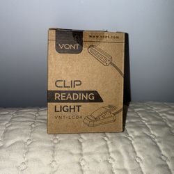 Vont Clip Reading Light