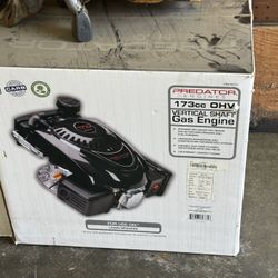 Predator 173cc Vertical Shaft Gas engine 
