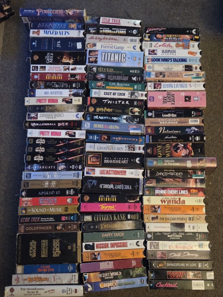 Vhs tapes