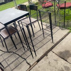 3pcs Metal Racks