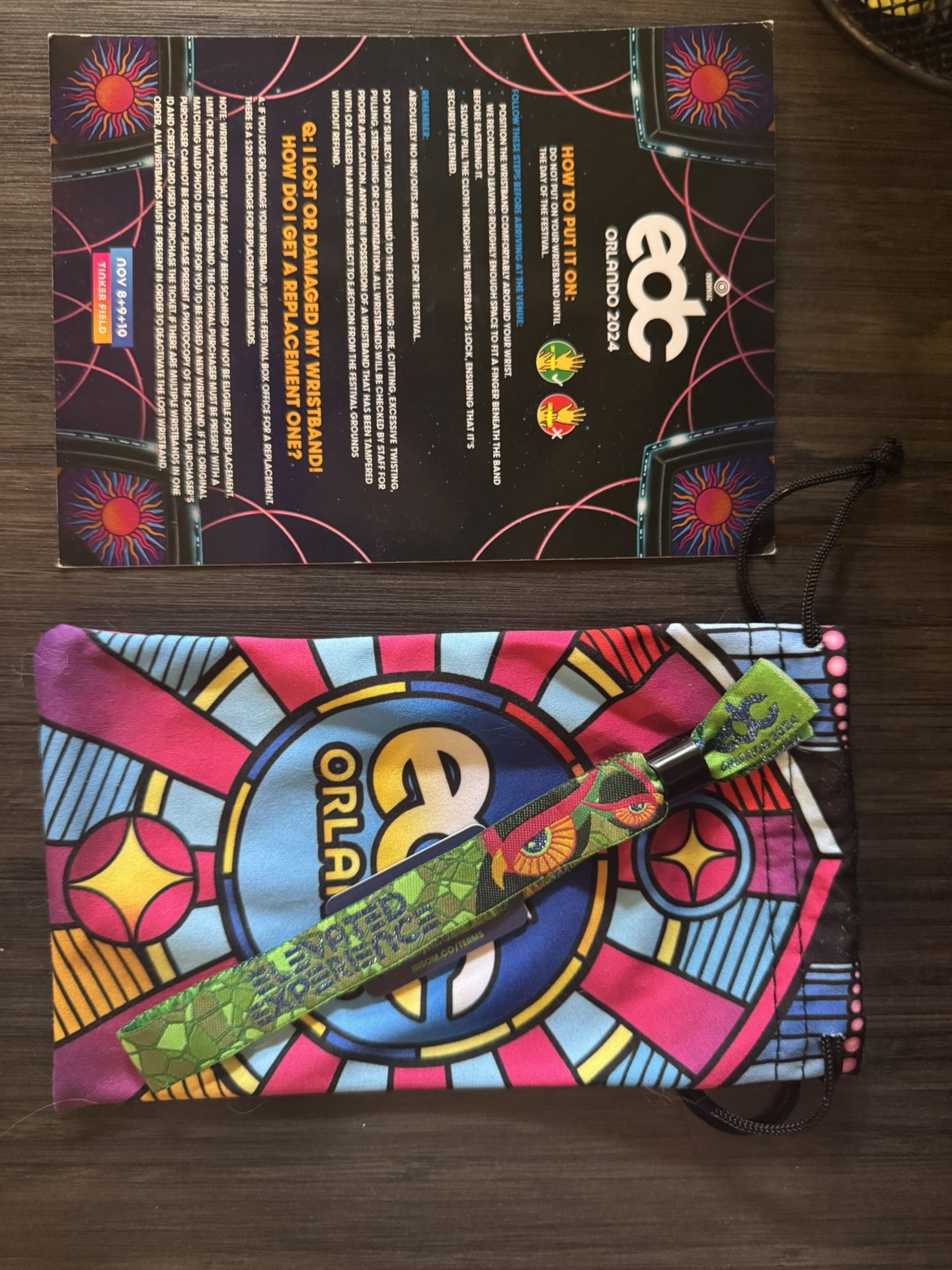 EDC VIP TICKET FOR SATURDAY