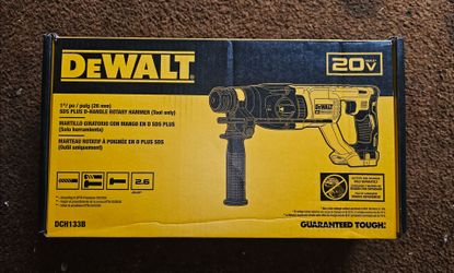 DEWALT
20V MAX Cordless Brushless 1 in. SDS Plus D-Handle Concrete and Masonry Rotary Hammer (Tool Only)