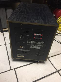 USED POLK AUDIO POWERED SUBWOOFER