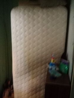 Twin bed and box spring