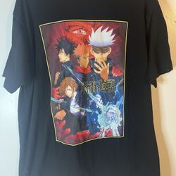 Jujustu Kaisen Anime Size Xl Tshirt 