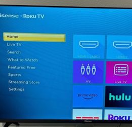 55 inch Hisense tv
