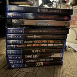 PlayStation 4 And 3 Games