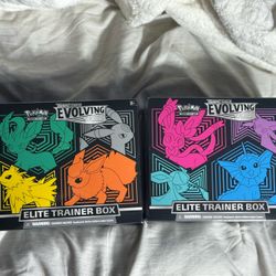 Evolving Skies Elite Trainer Box Set Pokemon Cards 