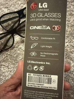 LG Cinema 3D glasses