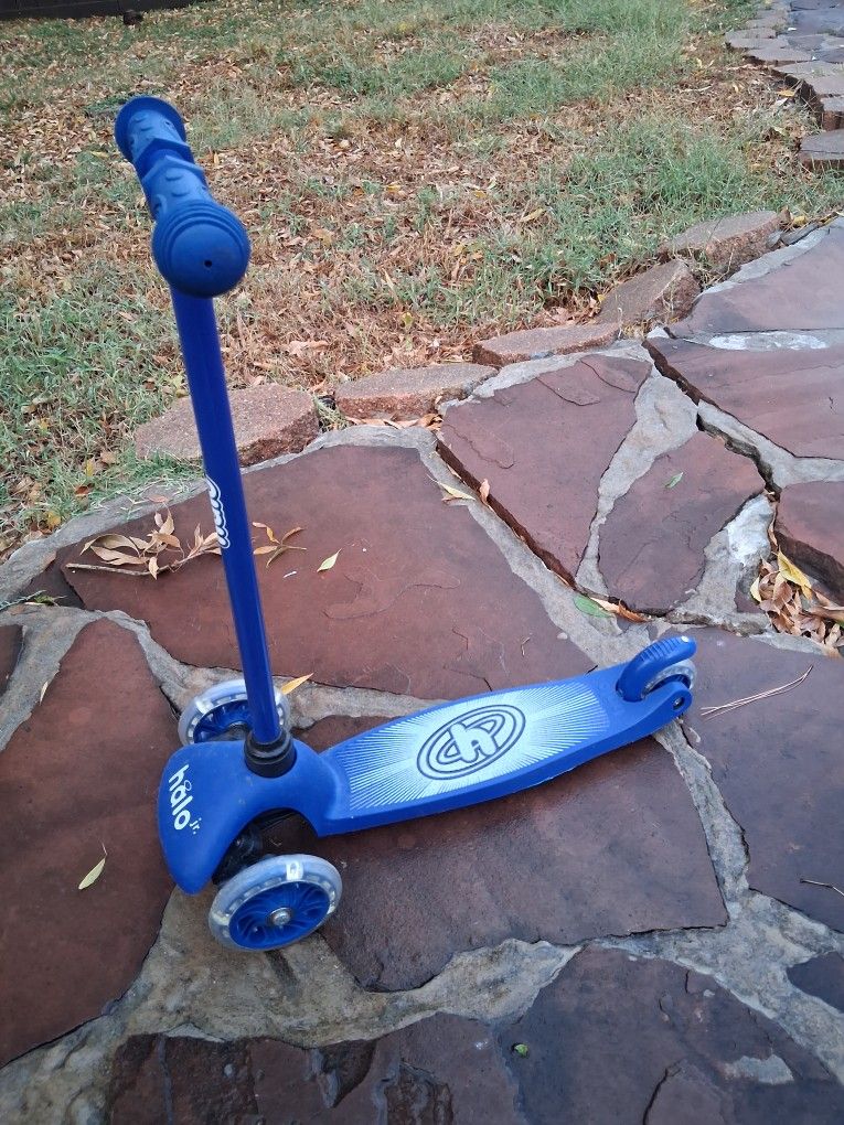 Blue Scooter 