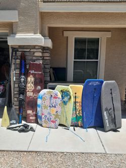 Boat Oars $7 each, Water Ski or Wakeboards $25 each,  Boogie Boards $10-$15 each See All Photos Read Description