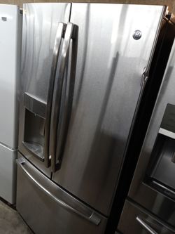 GE stainless steel french door refrigerator - Free delivery