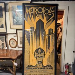 Metropolis 1927 Framed Poster of the 1927 German Science Fiction Film