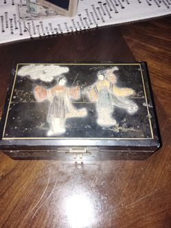 Antique jewelry box