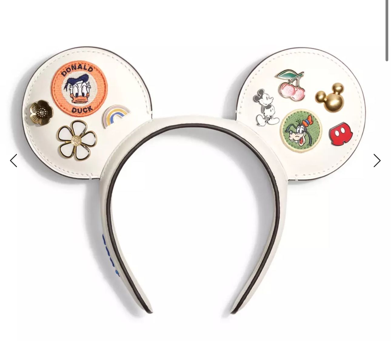 Disney x COACH Mickey and Friends Disneyland Resort Ears Headband For Adults