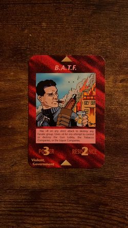 B.A.T.F Illuminati NWO Card
