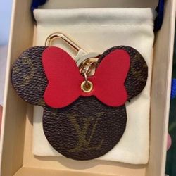 LOUIS VUITTON Minnie Mouse Keychain