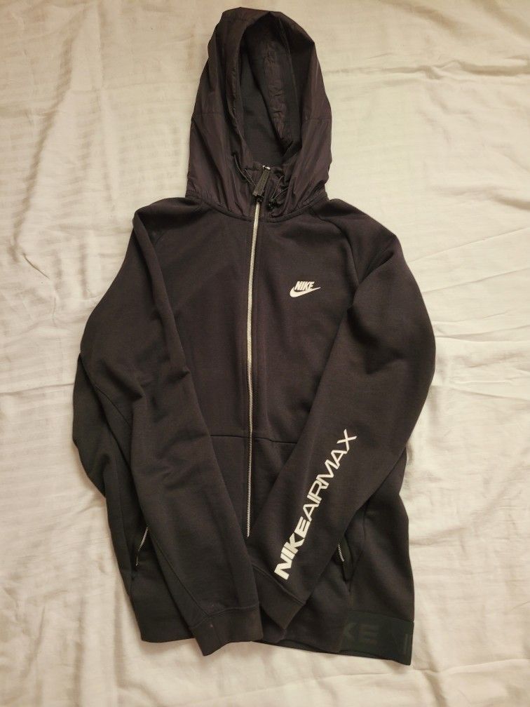 Large Nike Air Max Zip Up Hoodie