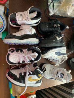 Nike Jordan and puma sneakers