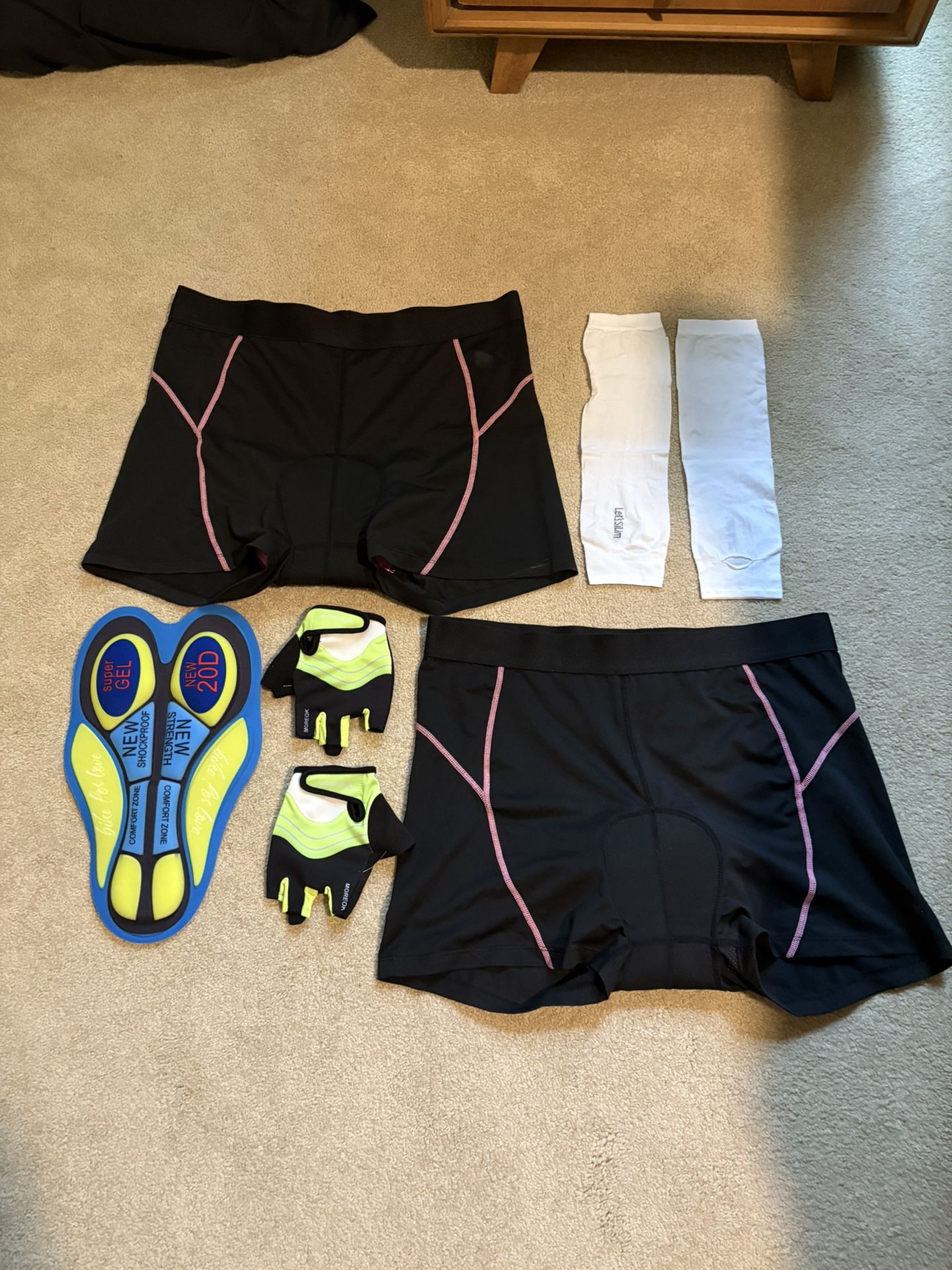 Cycling Shorts and Accessories