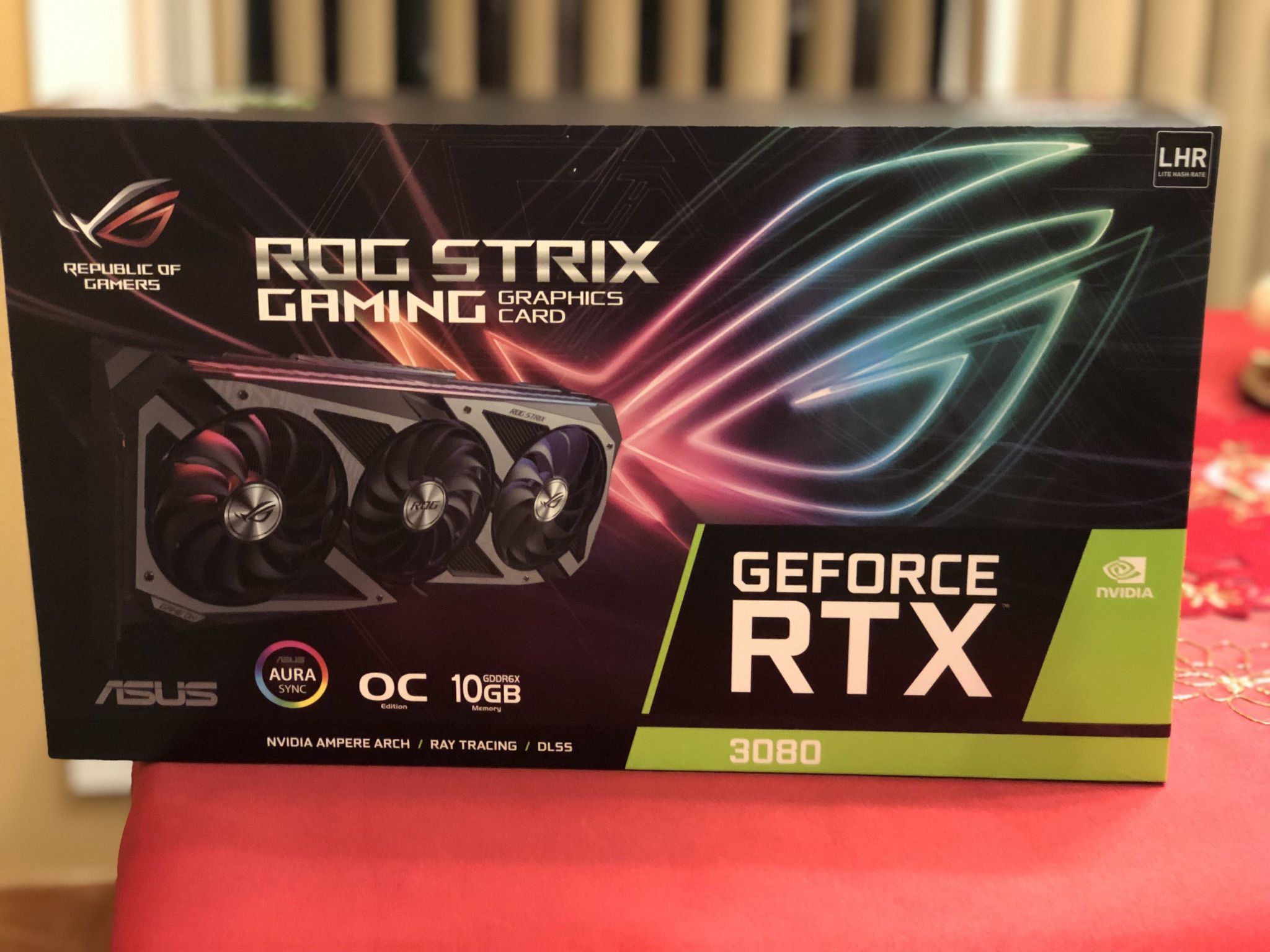Asus ROG Strix Gaming 3080 10gb graphics card