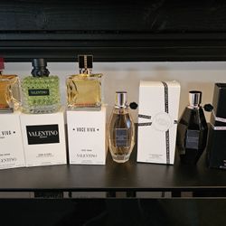 Perfume's Valentino And YSL, Armani 