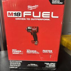 Milwaukee M18 FUEL GEN-2 18V Lithium-lon Mid Torque Brushless Cordless 3/8 in. Impact Wrench with Friction Ring (Tool-Only)