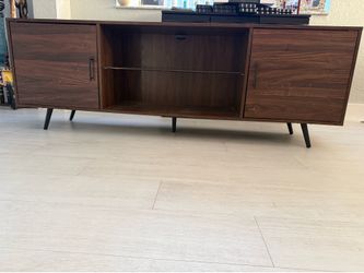 Walnut Wood TV Console/Stand