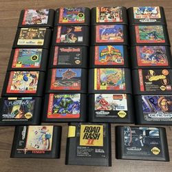 Sega Genesis Lot (23) Sonics 