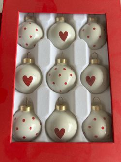 Set of 2 mini Christmas ornaments