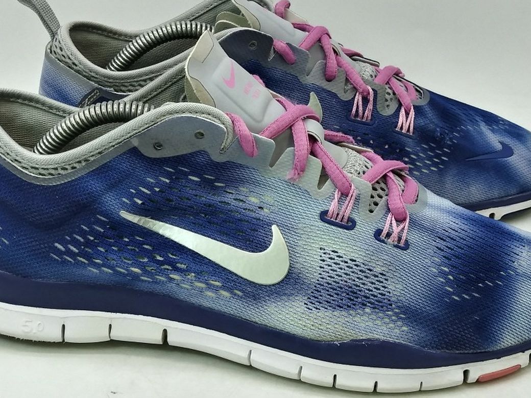 NIKE Womens Free TR Fit 4 Blue Running Shoes US 9