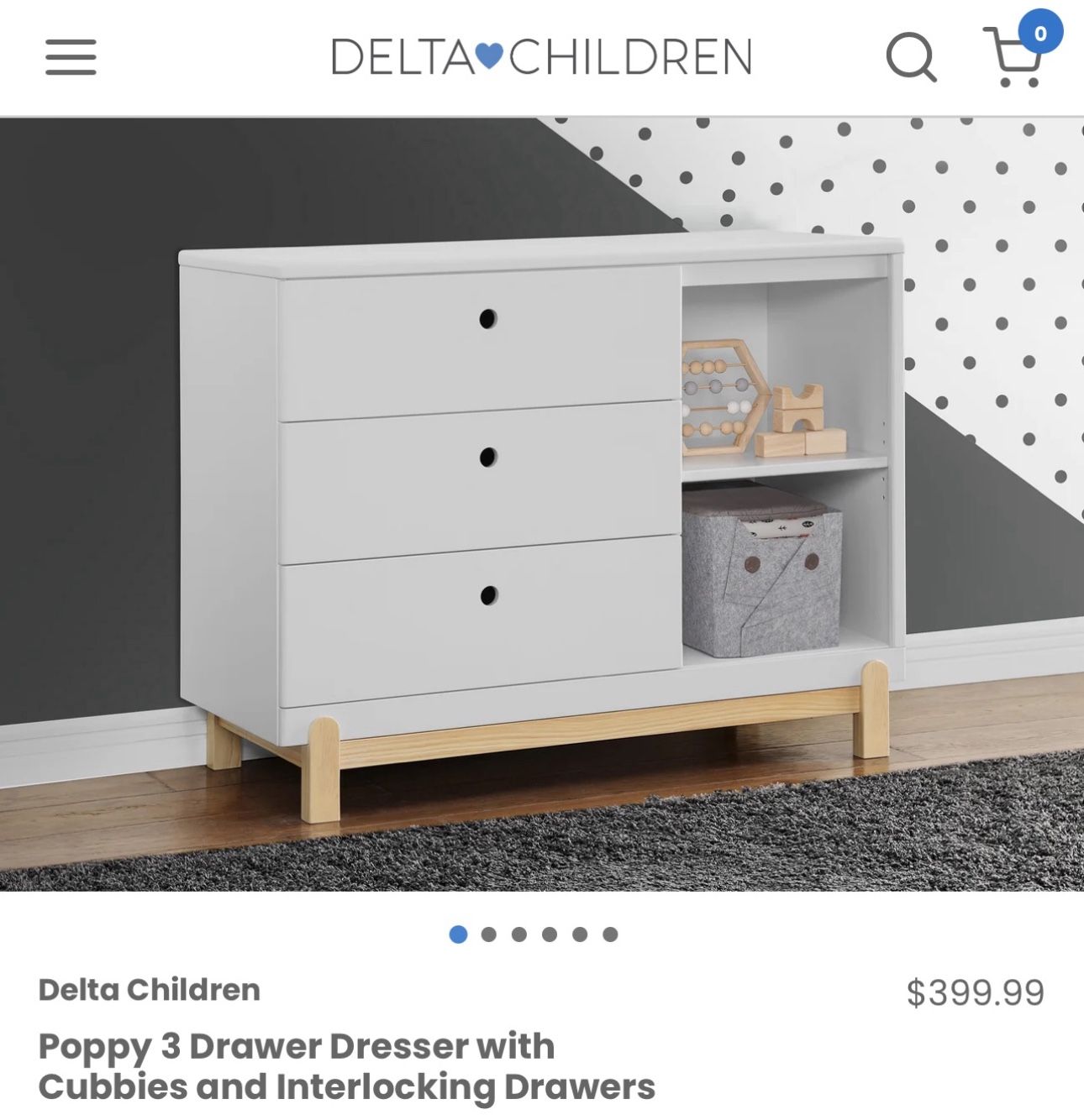 Delta Children Changing Table