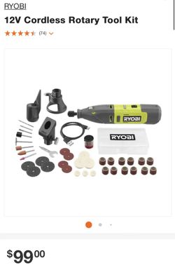 RYOBI TVM01 12V Cordless Rotary Tool Kit for Sale in Lincoln Acres CA OfferUp